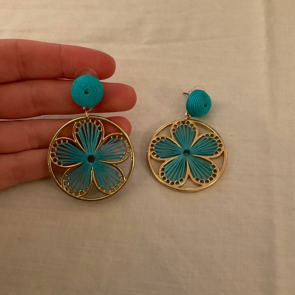 Floral earrings